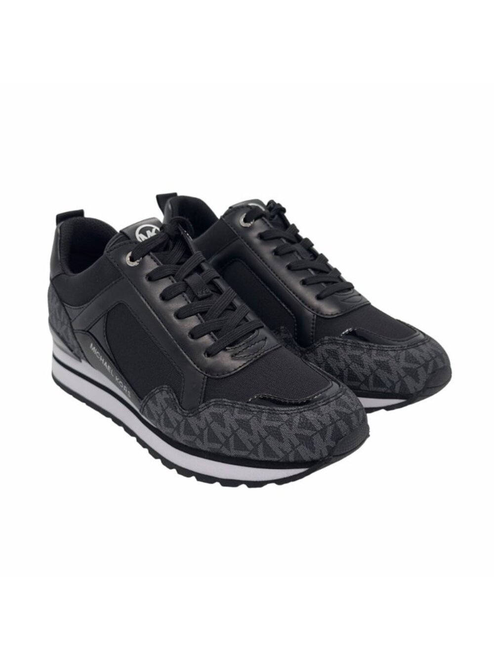 ✨MICHAEL KORS Wilma Trainer Sz 6 Women's Shoes Casual Sneakers Black 49S1WIFS1D✨ - Picture 3 of 10